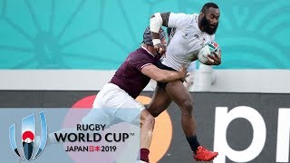 Rugby World Cup 2019: Fiji vs. Georgia | EXTENDED HIGHLIGHTS | 10/03/19 | NBC Sports
