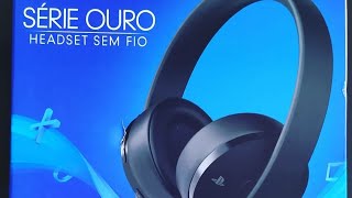 Unboxing Novo Headset New Gold Serie Ouro #headset #ps4