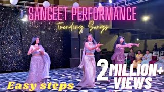 Sangeet Dance by Grooms Sisters | Nach de ne saare | Badhai ho #sangeet #dance #dancevideo