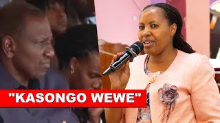 DRAMA!! Listen to what Kipipiri MP Wanjiku Muhia told Ruto face to face today in Church!🔥