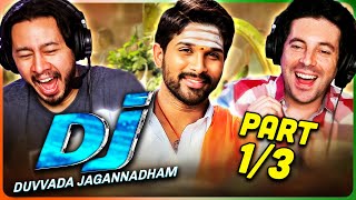 DJ: DUVVADA JAGANNADHAM Movie Reaction Part (1/3)! | Allu Arjun | Pooja Hegde | Rao Ramesh