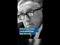 Henry Kissinger, Former Top US Diplomat Under Nixon, Dies at 100 #shorts #shorts