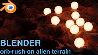 BLENDER Orb-rush using boids