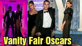 Justin bieber and hailey bieber appearance on oscars awards 2023