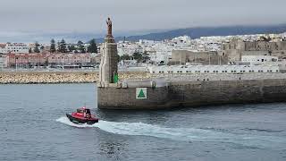 Cruising into Tarifa port