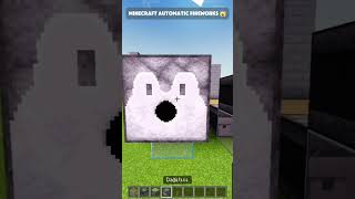 Minecraft Automatic FireWorks😱 #shorts