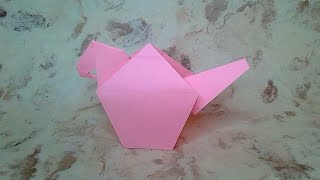 Cómo hacer una TETERA de papel ✅| Origami PASO A PASO