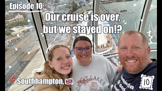 Disembarking our Norwegian Fjords cruise in Southampton and sailing away to France and Spain