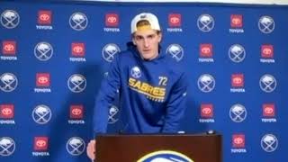 Tage Thompson Postgame Interview vs Montreal Canadiens (11/26/2021)