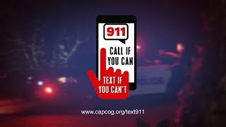 TEXT TO 911 Launches