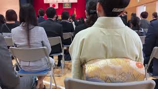 Japanese Kindergarten (International) Graduation ceremony