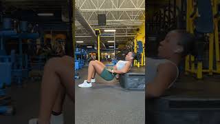 How to set up a hip thrust hack #shorts