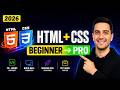 HTML & CSS Full Course 2026 | Beginner to Advanced | Build Real Websites & Get Hired