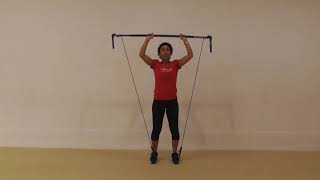 Gymstick Exercise tip   clean, press and adduction