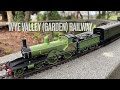 lswr t3 no.563 as preserved adams 4 4 0 in early pea green livery on wye valley garden railway