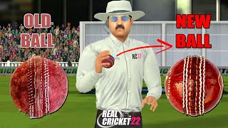 New Ball in Test Cricket animation | How to take new Shining ball | Real Cricket 22 #shorts