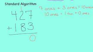 Adding Hundreds using Standard Algorithm