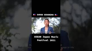 SARAH GERONIMO ASEAN Japan Music Festival 2021 Representative | Sarah Geronimo