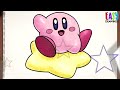 how to draw kirby kirby s adventure super smash bros ultimate step by step easy