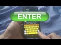 How to get enter button in samsung keyboard