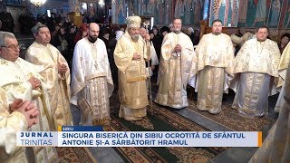 Singura biserică ocrotită de Sfântul Antonie și-a sărbătorit hramul