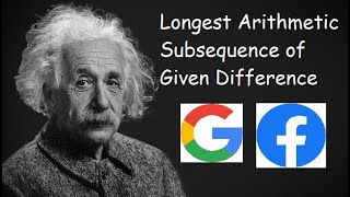 Longest Arithmetic Subsequence of Given Difference - LeetCode 1218 - Python