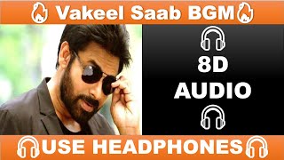 Vakeel Saab - 8D AUDIO BGM | Sathyameva Jayathe BGM | Pawan Kalyan | new ringtone | #VakeelSaab​