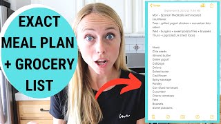 My Fat Burning Intermittent Fasting Meal Plan [+ Grocery List!]