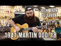 Jack Ryan Sullivan playing a 1941 Martin 000-18 at Norman's Rare Guitars