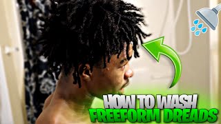 HOW TO: Wash & Maintain Freeform DREADS! *for beginners*