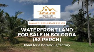 Land for sale-Bolgoda #landforsale#bolgoda#lake#realestate#srilanka