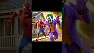 Spiderman vs Joker's shorts #spiderman #shorts #dc #spidermangta5shorts #marvel​ #adventure #joker​