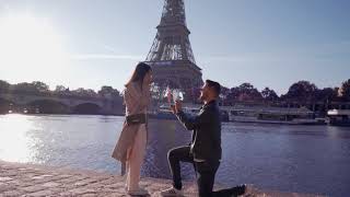 She Said Yes! Our Paris Engagement Proposal Eiffle Tower