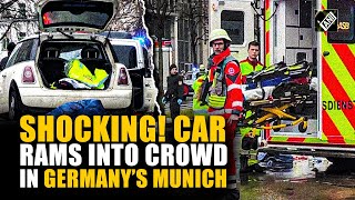 Panic in Munich as car plows into crowd hours before Munich Security Conference near venue