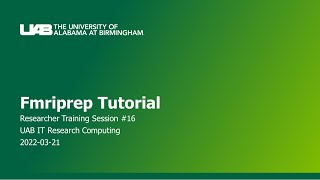 Fmriprep Tutorial [TRAIN-03-2022]