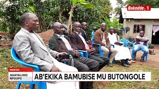 Agataliikonfuufu Okukungubagira Omutaka Gabunga Ab'ekika bamubise mu butongole