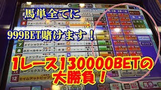 競馬ゲームの馬単全通りにMAX999BETしたら奇跡が起きたｗｗｗｗ