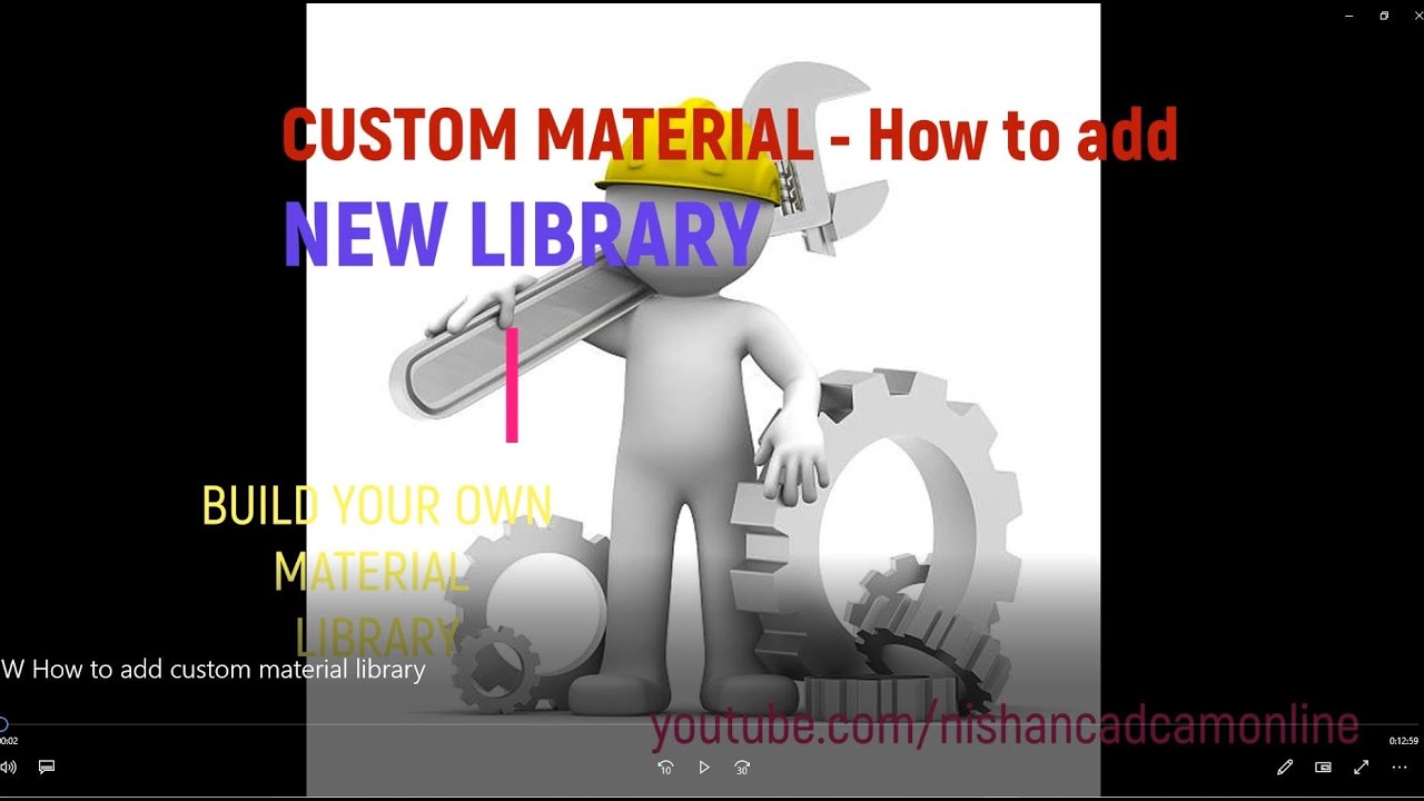 SOLIDWORKS - How To Create Custom Material Library - YouTube