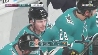 Game 1 RD 2 (Colorado vs San Jose) (EA SPORTS NHL 19) (2019 Stanley CUP Playoffs)