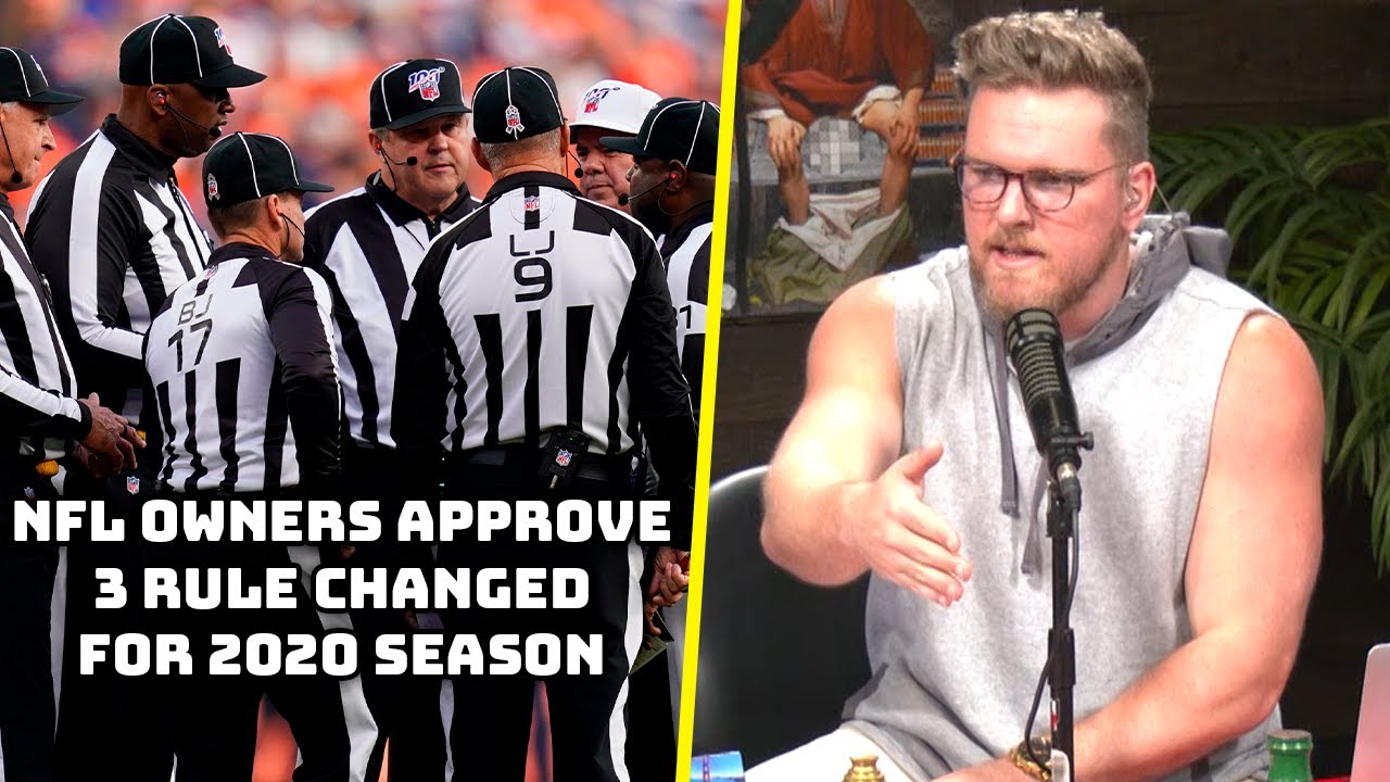 Pat McAfee Breaks Down The NFL's Rule Changes And What They Mean For ...