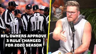 Pat McAfee Breaks Down The NFL's Rule Changes And What They Mean For The Game