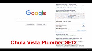 Chula Vista Plumber SEO | Chula Vista Plumber Lead Generation