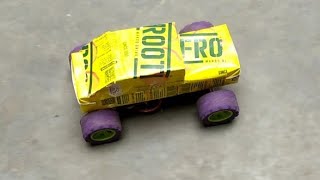 How to make RC Gypsy Car from frooti/ Diy Science project RC Gypsy Car from frooti #car #experiment