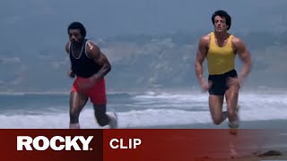 Rocky Balboa Trains with Apollo Creed | ROCKY III