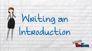 Learn To Write An Introduction Paragraph