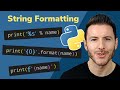 String Formatting in Python | Format String in Python