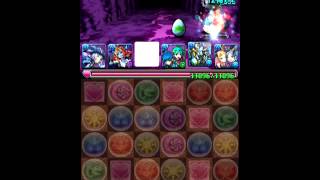 【パズドラ攻略】新・神羅万象チョコ　コラボ　混沌の闇　超級ノーコン攻略【水パ】