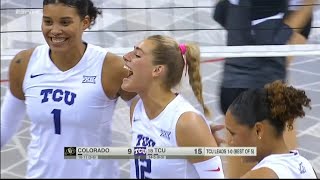 Colorado vs #18 TCU | 2024 Women's College Volleyball, Oct 30 2024