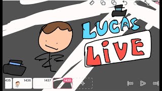 haciendo un live en mi canal lucas8by