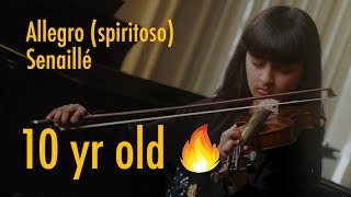 Allegro Spiritoso by Senaillé | Violin (Grade 5 ABRSM 2020 Syllabus)